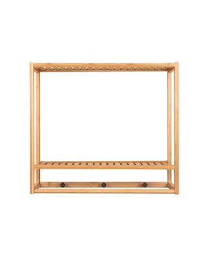 Leitmotiv wall coat rack sheer bamboo bamboe