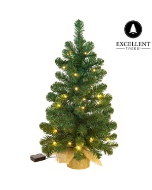 Excellent Trees Mini kerstboom ® led jarbo 75 cm met verlichting luxe