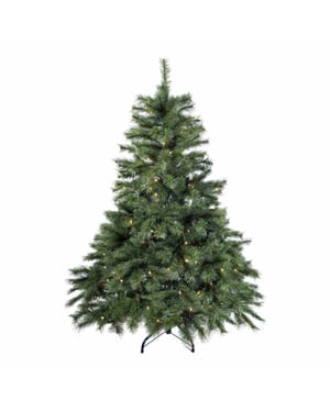 Excellent Trees ® elverum frosted 150 cm kerstboom met verlichting met mobiele