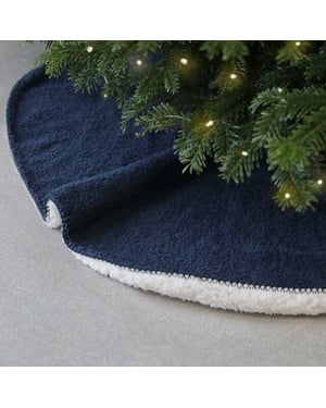 Unique Living kerstboomrok hanna dark blue