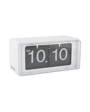 Karlsson wand/tafelklok retro boxed flip -