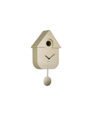 Karlsson wandklok modern cuckoo metallic metallic gold