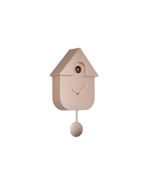Karlsson wandklok modern cuckoo metallic metallic rose gold
