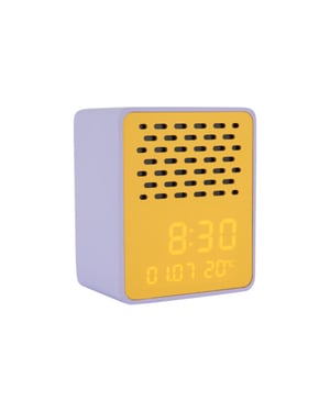 Karlsson wekker funky vibes blue tooth speaker purple & yellow