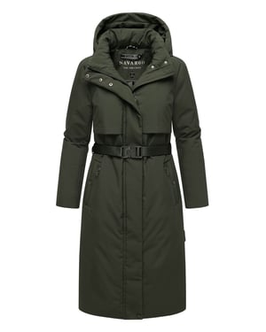 Navahoo dames winterparka WALDBUMMLER – weerbestendig & stijlvol met tailleceintuur