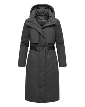 Navahoo dames winterparka WALDBUMMLER – weerbestendig & stijlvol met tailleceintuur