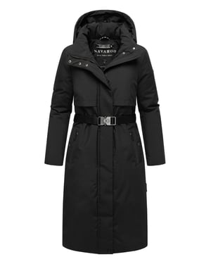 Navahoo dames winterparka WALDBUMMLER – weerbestendig & stijlvol met tailleceintuur