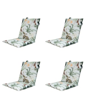 Madison stapelstoelkussen grasse green ca. 97x49 cm set van 4