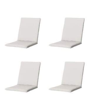Madison stapelstoelkussen napels sand ca. 97x49 cm set van 4