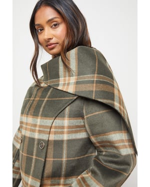 Hand Stitched Scarf Longline Jacket Coat