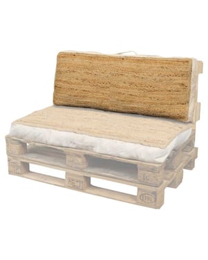 Unique Living | palletkussen rana | outdoor collectie | lichtbruin | 40x120x12cm