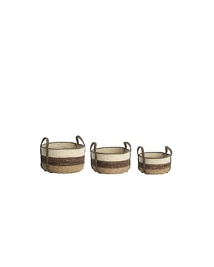 Light & Living mand kin Ø33x23cm - set van 3