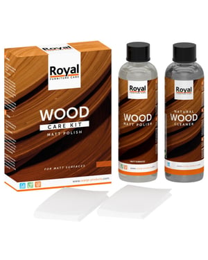Oranje Furniture Care Wood care kit matt polish starter kit 2x75 ml