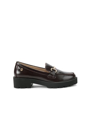 Carvela Leather Snap Chunky Loafers