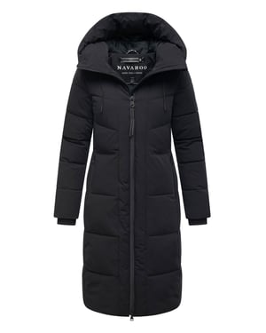 Navahoo dames wintermantel SCHOKOKUSS – elegant, warm & functioneel