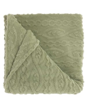 Unique Living plaid pleun tea green -150x200cm