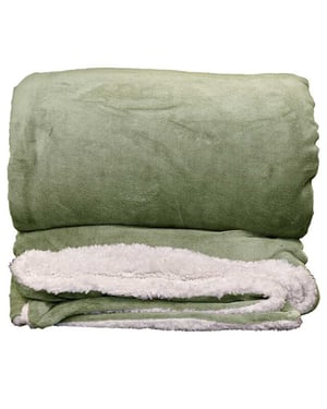 Unique Living plaid lars tea green -220x240cm
