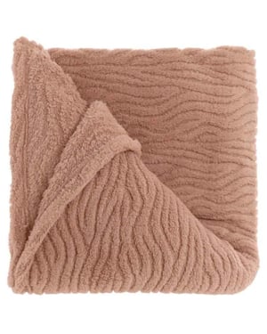 Unique Living plaid clio old pink -150x200cm
