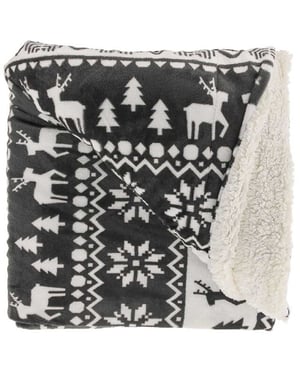 Unique Living plaid yael 150x200cm grey