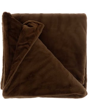 Unique Living plaid klaas 150x200cm brown