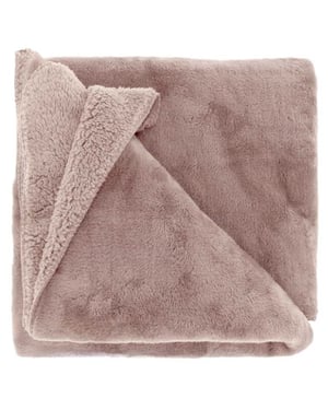 Unique Living | plaid torvah 150x200cm old pink