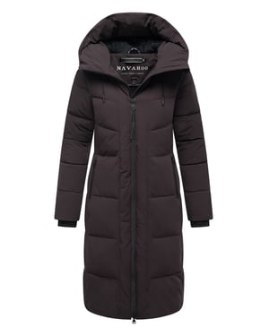 Navahoo dames wintermantel SCHOKOKUSS – elegant, warm & functioneel