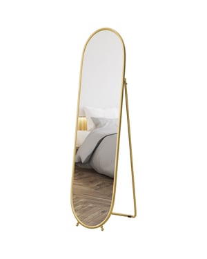 4goodz Passpiegel 160x40 cm vrijstaand of wandmontage -