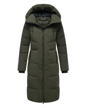 Navahoo dames wintermantel SCHOKOKUSS – elegant, warm & functioneel