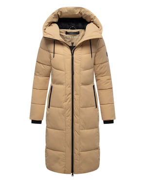 Navahoo dames wintermantel SCHOKOKUSS – elegant, warm & functioneel