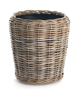WDMT Rotan drypot ø 50 x 52 cm grijs