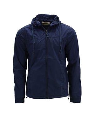 Mens Showerproof Jacket Regular Fit Lightweight Hooded Travel Windbreaker Coat
