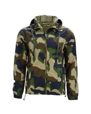 Mens Showerproof Jacket Regular Fit Lightweight Hooded Travel Windbreaker Coat
