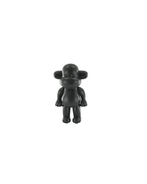 House Vitamin Ornament monkey figurine 'the legend' black 11x7x19cm