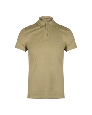 Tommy Hilfiger Donker Duinbeige Poloshirt