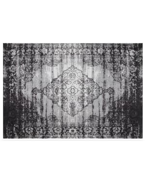 Brix vloerkleed kelly vintage black 170x240 katoen