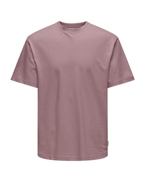 Only & Sons onsfred life rlx ss tee noos 22022532 twilight mauve