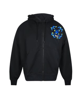 Off-white Hammer Skate Zip Hoodie Black