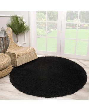 Muratap Loca shaggy rond vloerkleed hoogpolig- 240 cm rond