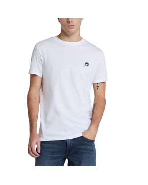 Timberland Mens T Shirts Classic Logo Summer Crew Neck Dunstan River Tops New