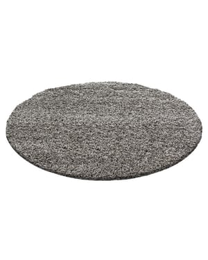 Muratap Basic rond shaggy vloerkleed hoogpolig- 200 cm rond