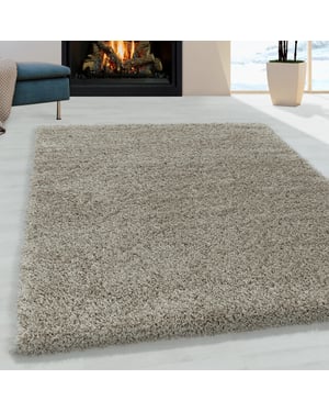 Muratap Monaco soft shaggy hoogpolig vloerkleed beige- 160x230 cm
