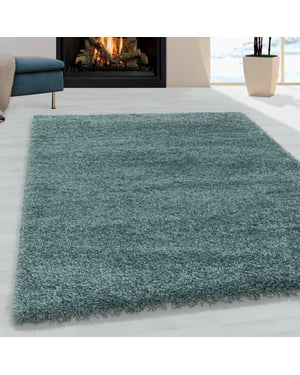 Muratap Monaco soft shaggy hoogpolig vloerkleed blauw / 60x110 cm