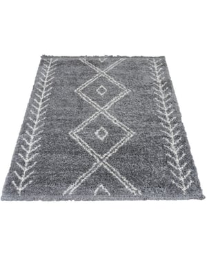 Home67 Vloerkleed new rabat grey 160 x 230 cm