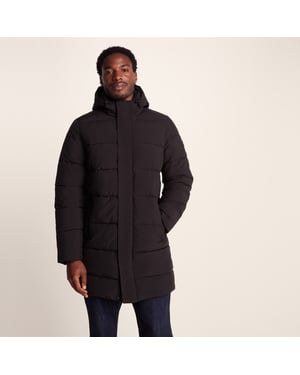 Preece Mens Padded Long Jacket - Black
