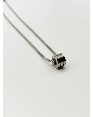 Chain Necklace with Ring Charm