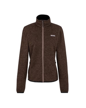 Regatta Dames Newhill Volledige Ritssluiting Fleecejack (Mocha)