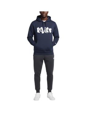 Nike Mens Hoodie Fleece Graphic Pullover Cotton Sportswear Hooded Sweatshirt