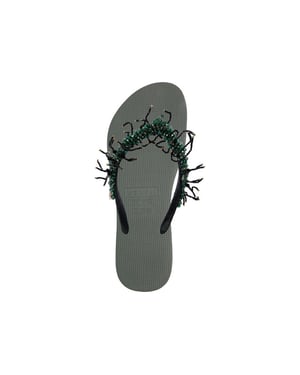 Bahia Svarta Flip Flop Armégrön