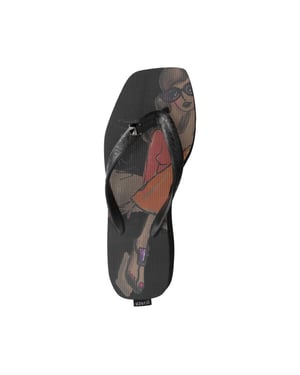 Uzurii Beach cocktail girl mid heel zwart