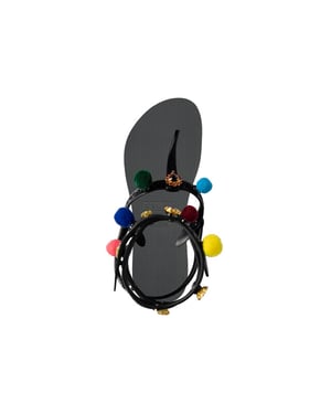 Uzurii Mystique pompom zilver